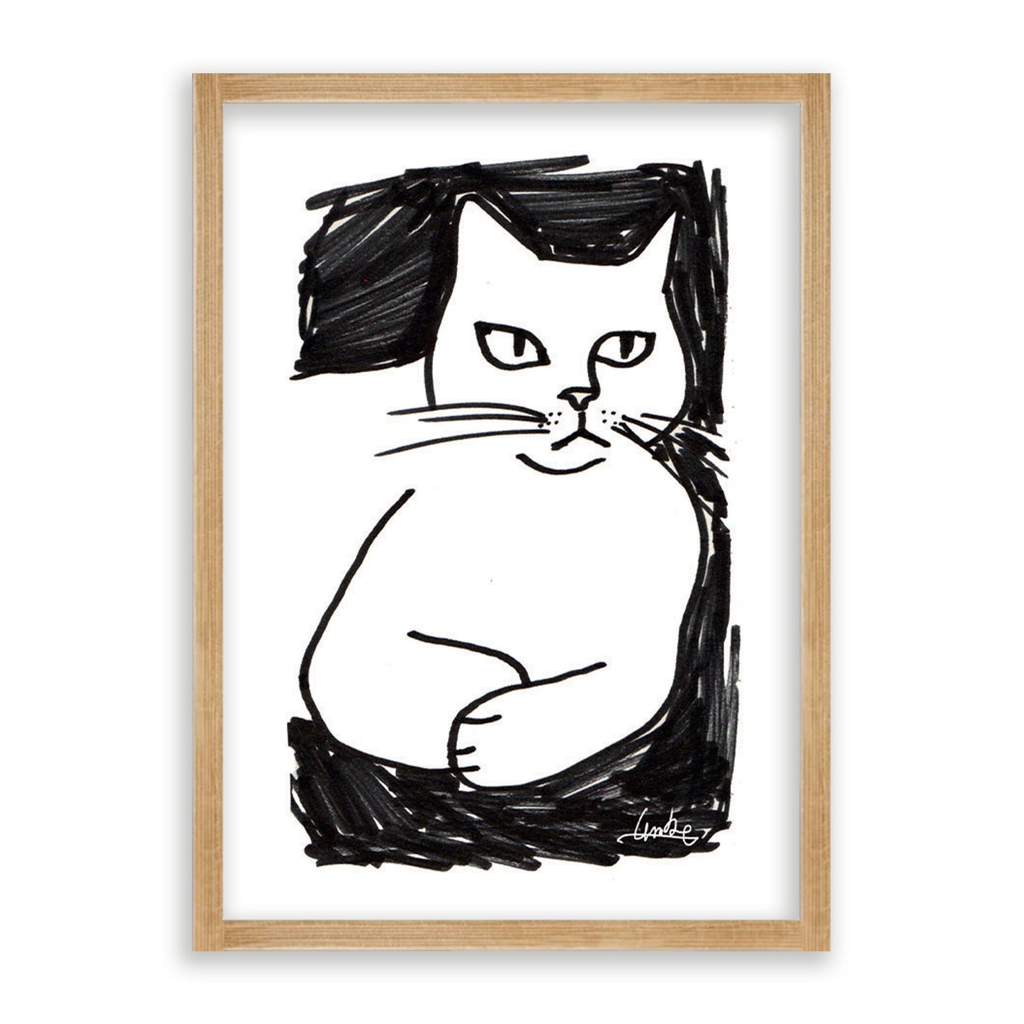 Gatto Perplesso Print