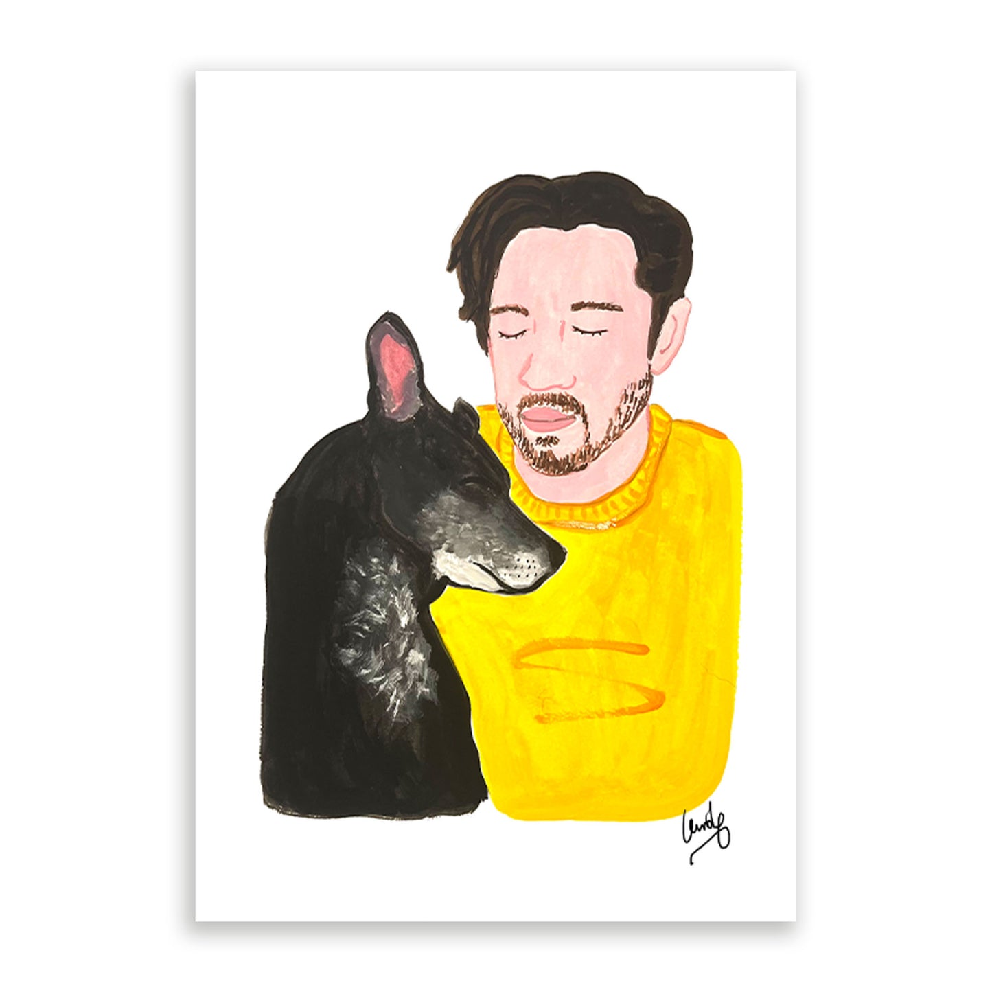 Retrato personalizado - formato físico
