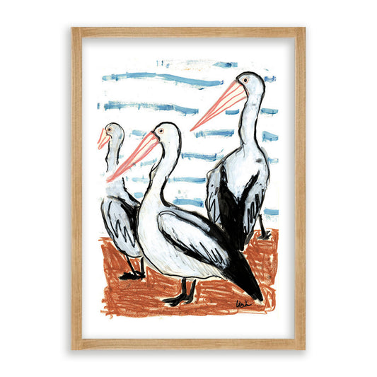 Pelicans Print