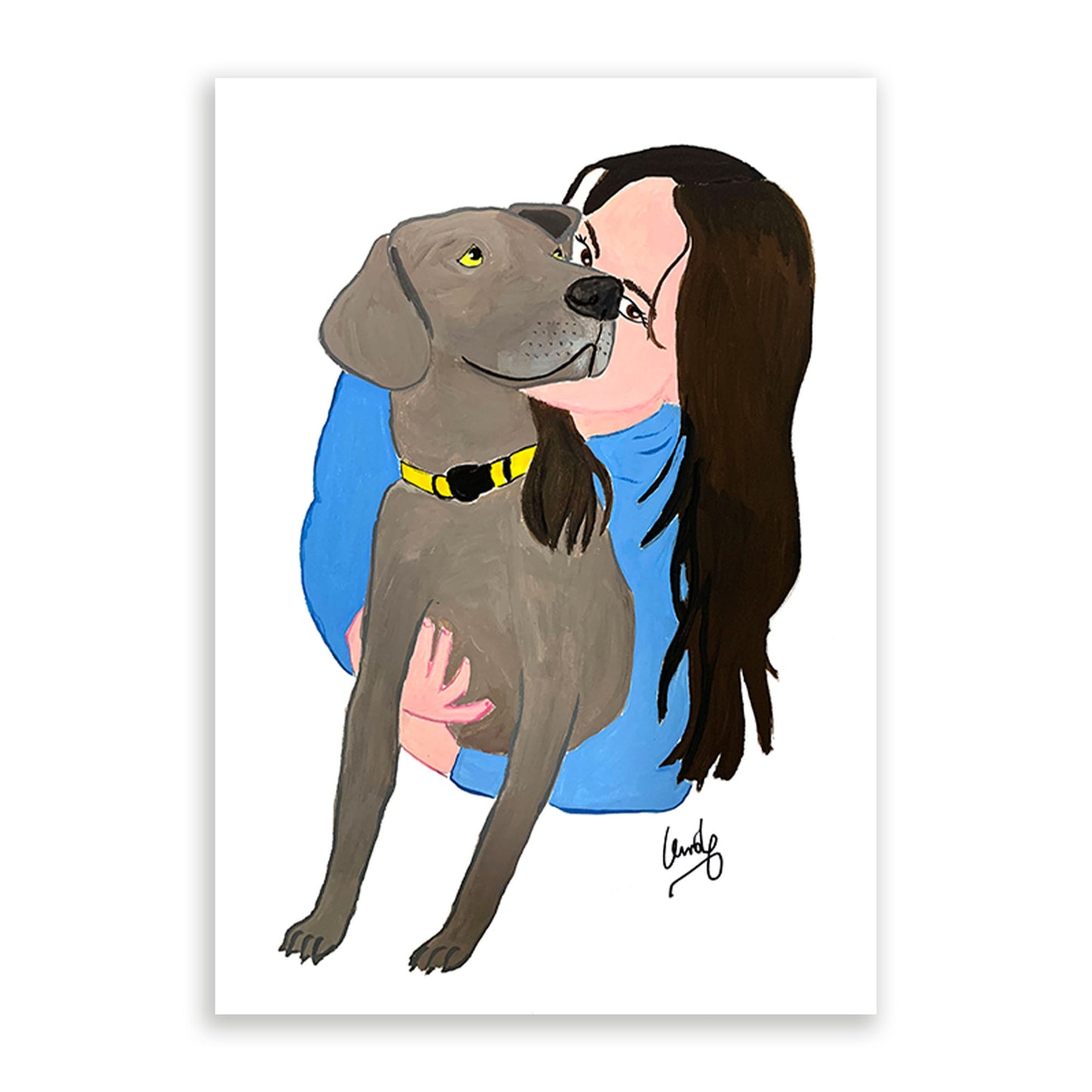 Retrato personalizado - formato físico