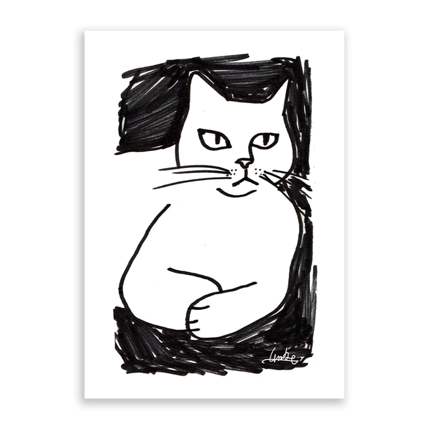 Gatto Perplesso Print