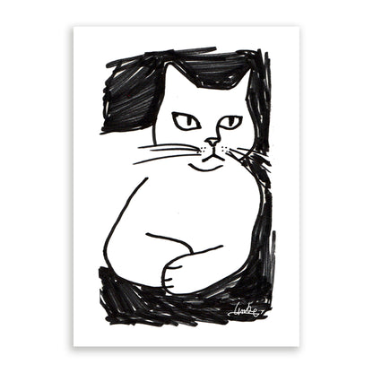 Gatto Perplesso Print