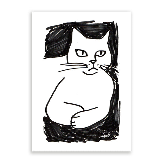 Gatto Perplesso Print