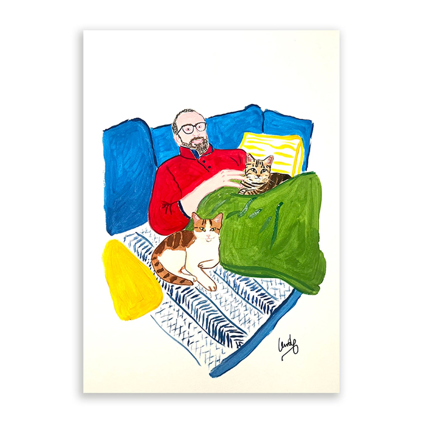 Retrato personalizado - formato físico