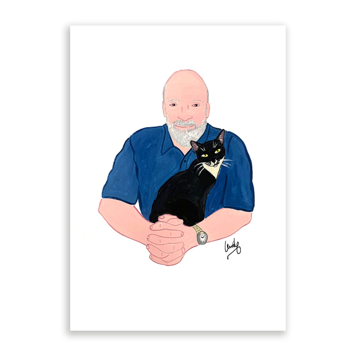 Retrato personalizado - formato físico